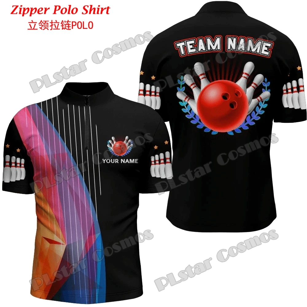 Custom with Name Bowling Team  - огляд і ціна Mens Fashion Quarter Zip