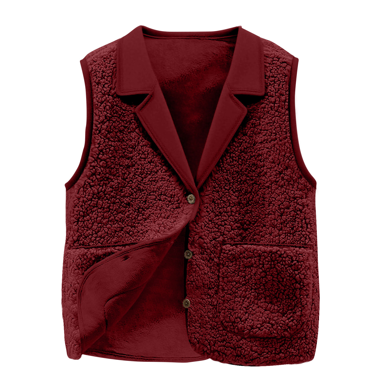 Women's Sherpa Fleece Vest, La - огляд і ціна Sherpa Jacket Fleece
