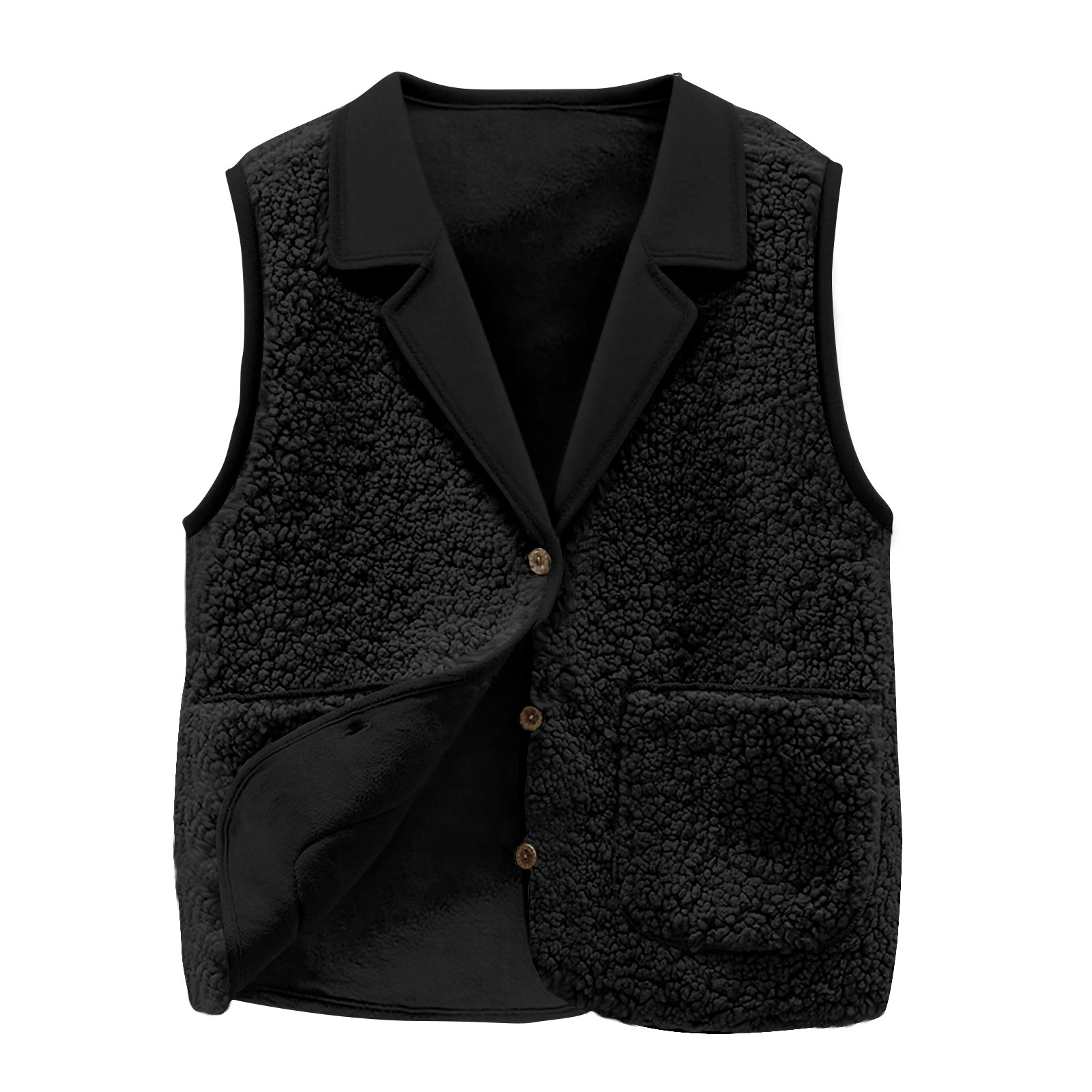 Women's Sherpa Fleece Vest, La - огляд і ціна Sherpa Jacket Fleece