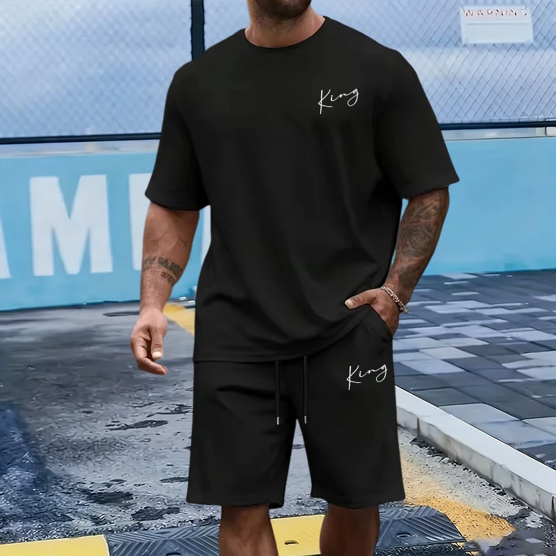 King Letter Men's Set Cotton T - огляд і ціна Men Fashion King