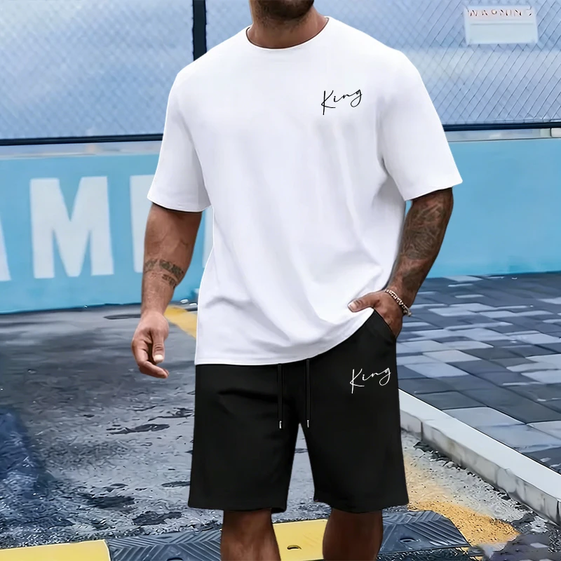 King Letter Men's Set Cotton T - огляд і ціна Men Fashion King