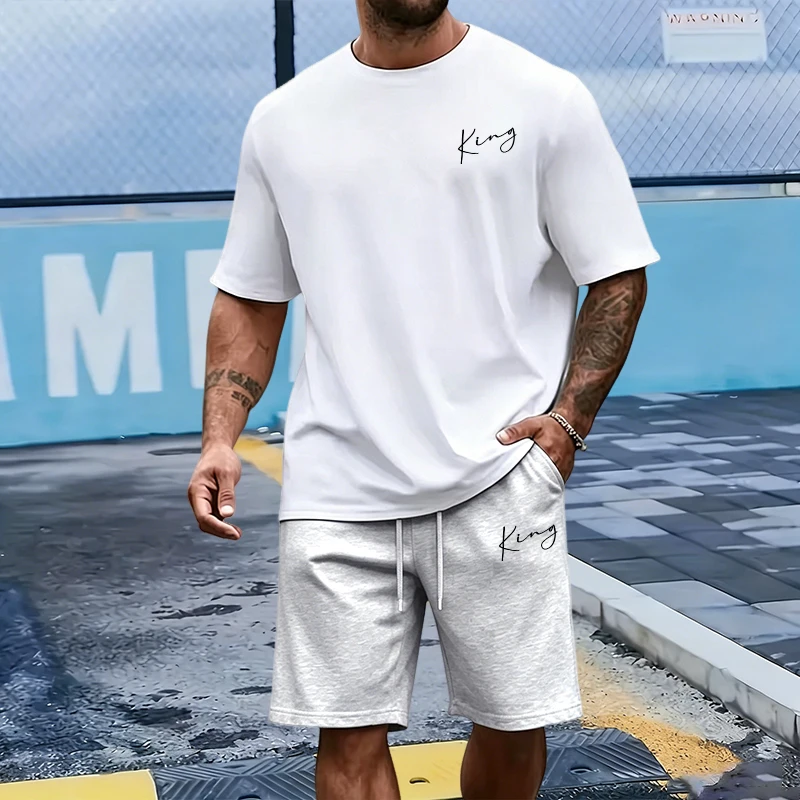 King Letter Men's Set Cotton T - огляд і ціна Men Fashion King