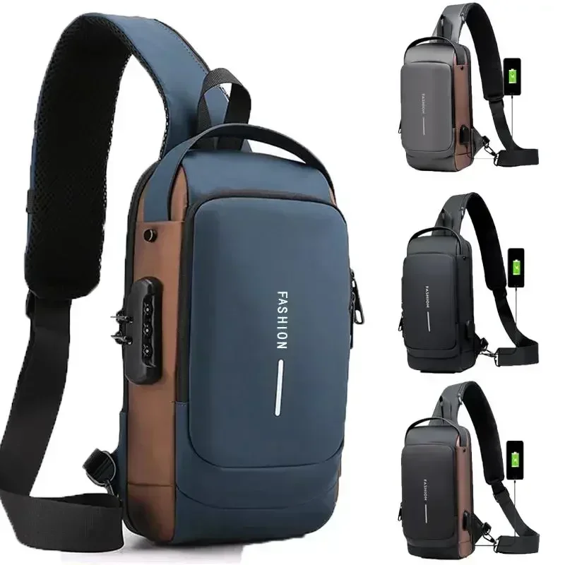 Waterproof Anti-Theft Backpack - огляд і ціна Crossbody Bag Men