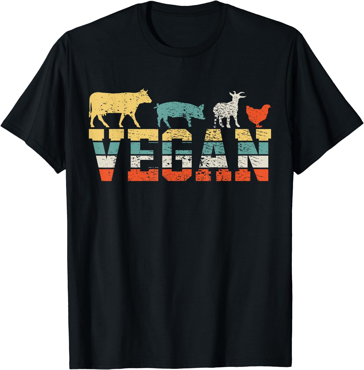 Vegan Vintage T-Shirt Summer M - огляд і ціна Mens Fashion Magazines