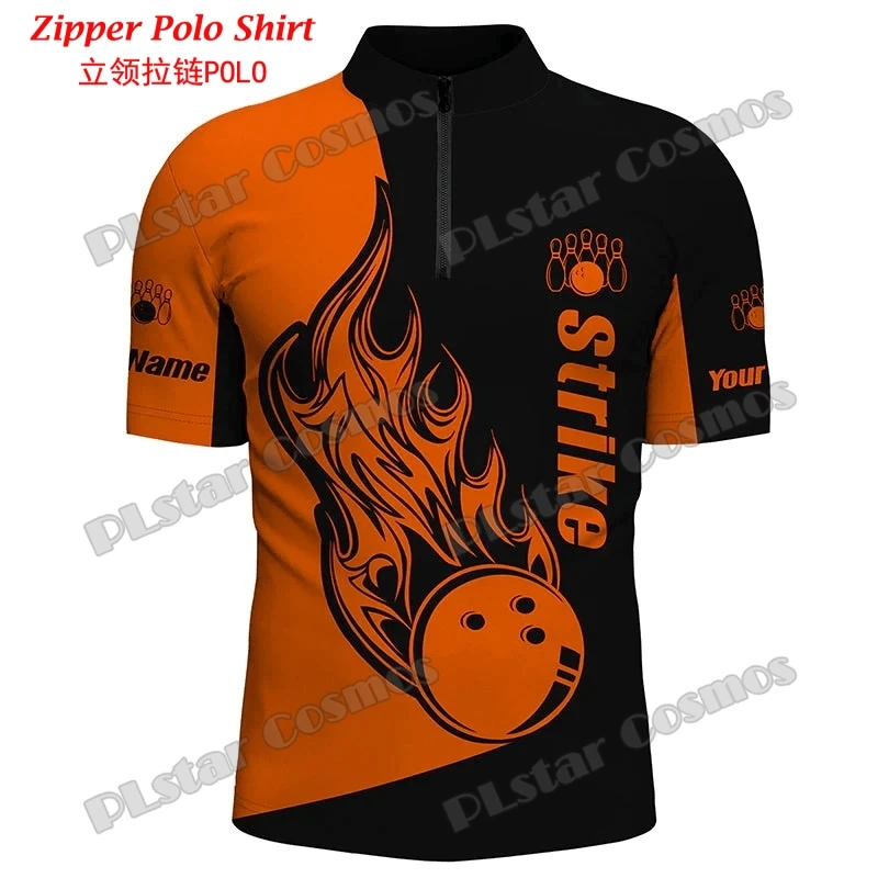 Personalized Bowling Team 3D A - огляд і ціна Mens Fashion Quarter Zip