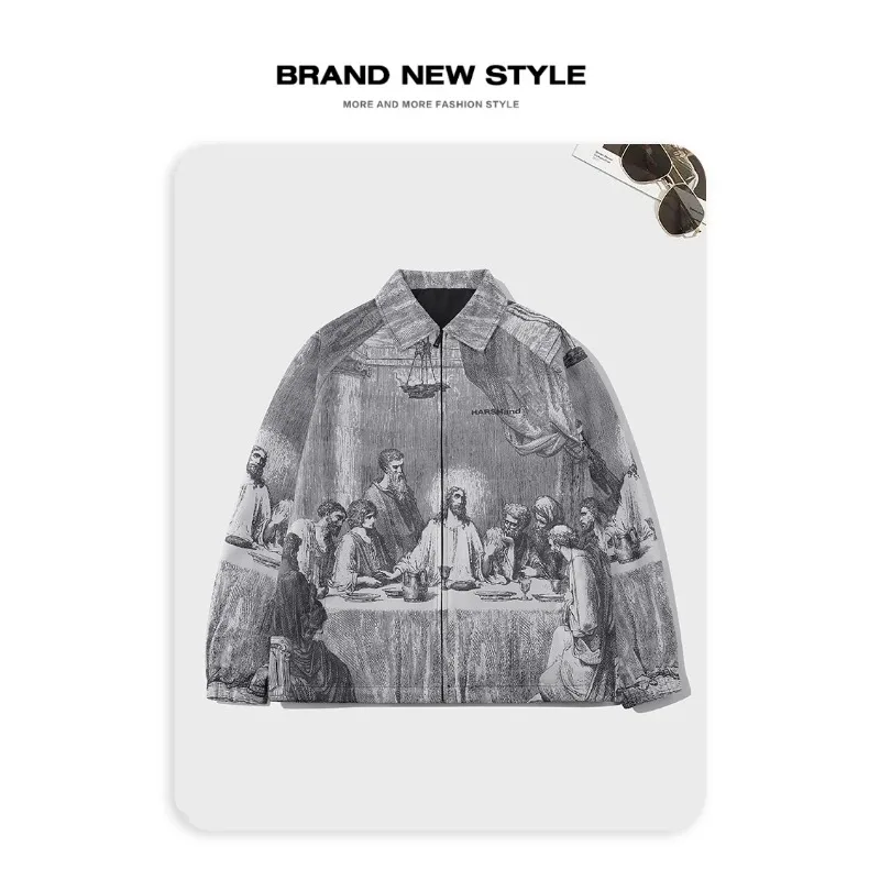 Autumn Men Jacket Oversized Pa - огляд і ціна Sherpa Jacket Fleece