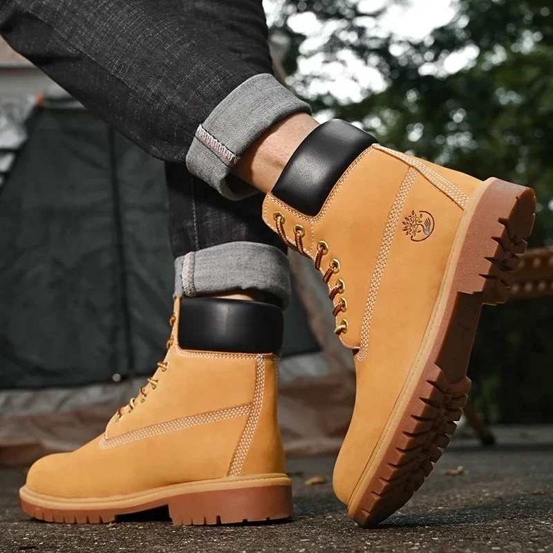 Boots Men High Top Boots High  - огляд і ціна Mens Fashion Show
