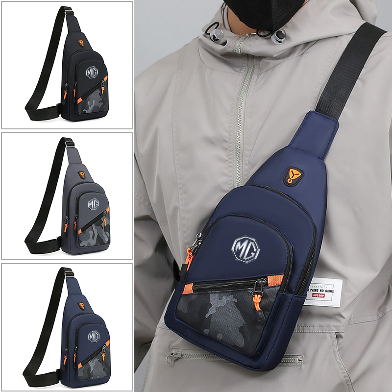 Car Logo Camouflage Men Slante - огляд і ціна Crossbody Bag Men